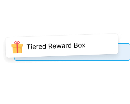 Tiered reward box icon