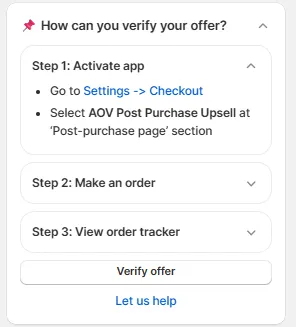 Evaluate the Offer